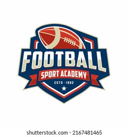 American Football Sports Logo And Badge