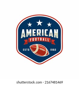 American Football Sports logo and badge