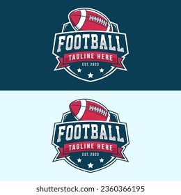 American Football Sports logo and badge, american football logo vector illustration