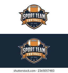 American Football Sports logo and badge, american football logo vector illustration