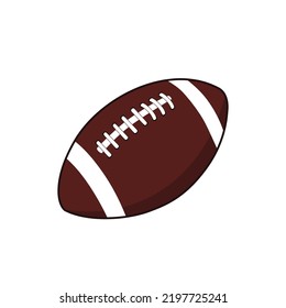 American football standard ball sports illustration