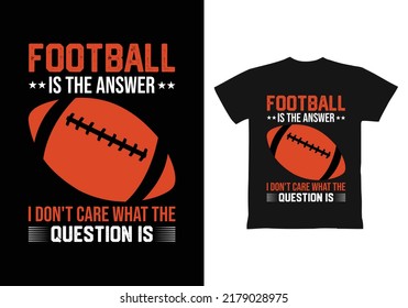 American football t shirt design Template