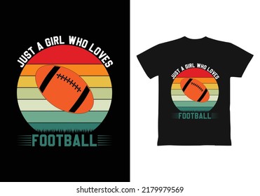 American Football T Shirt Design Template