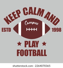 American football t shirt design, Vintage American football t shirt design