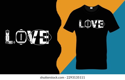 American Football T Shirt Design Game Day Football Soccer play Mom Shirt Dad Football