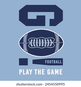 American football t shirt design, Vintage American football t shirt design, Typography American football quote t shirt design, Retro football t shirt design