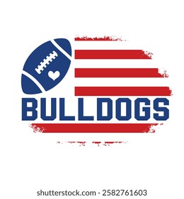 American football t shirt design