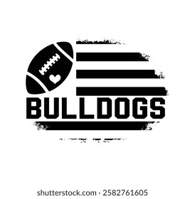 American football t shirt design