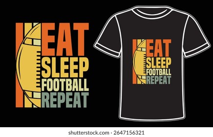 American football t shirt design