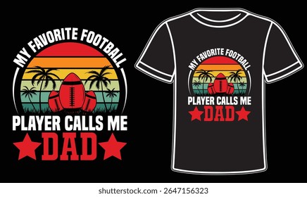 American football t shirt design
