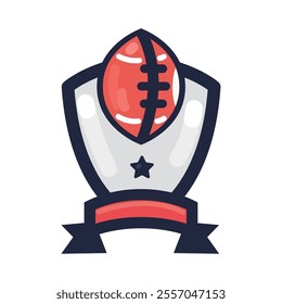 american football tournament club isolated