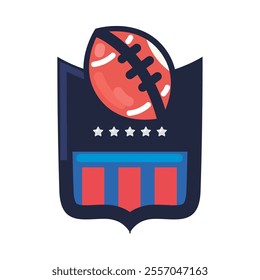 american football tournament design isolated