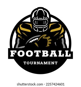 American Football tournament emblem, logo.