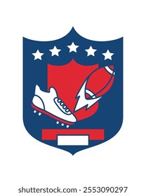 american football tournament league isolated