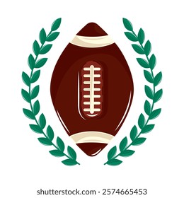 american football tournament sport isolated