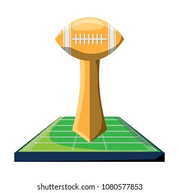 american football trophy