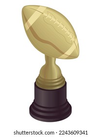 american football trophy award icon