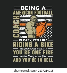 American Football t-shirt design template