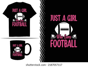 American Football T-shirt Design Template