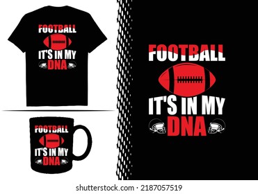 American Football T-shirt Design Template