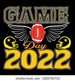 American football t-shirt design vector template