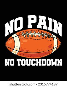 American football t-shirt, Football lover t-shirt, no touchdown t-shirt