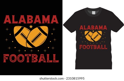 American football Typography t-shirt design vector Print template. Best American Football premium vector design ready for Print Poster Card Sports retro Vintage football t shirt design.