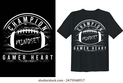 American football Unique T Shirt design. Typography t-shirt design.