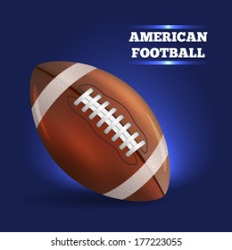 American Football. Vector