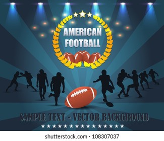 American Football Vector Design