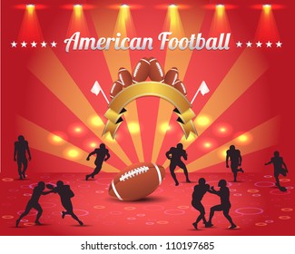 American Football Vector Design