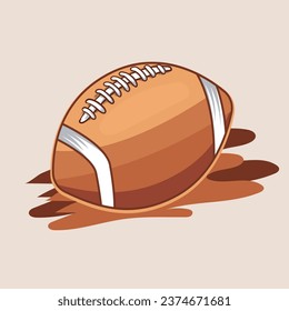 American Football Vector Design Illustration
