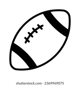 American football vector design, isolated on white background