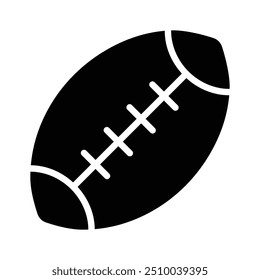 American football vector design, isolated on white background