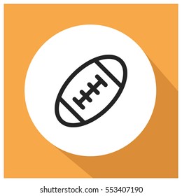 American football vector icon