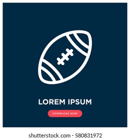 American football vector icon