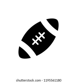 American football vector icon, sports ball symbol. Modern, simple flat vector illustration for web site or mobile app.