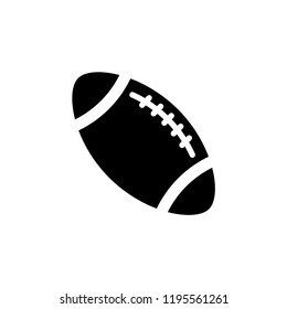 American football vector icon, sports ball symbol. Modern, simple flat vector illustration for web site or mobile app.