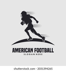 American football vector illustration design template