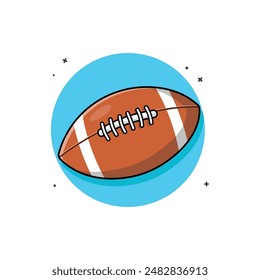American Football Vector Illustration. Sports Concept Design