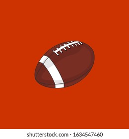 American Football vector Illustration for Template Design