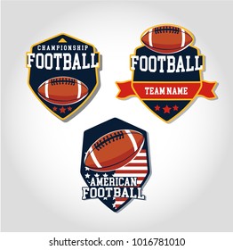 American Football Vector Logo