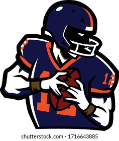 American Football Vector Logo Stock Vector (Royalty Free) 1716643885 ...