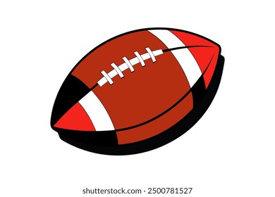 Vektor Muster Design ovalen Ball im Sport American Football beliebten Sport Wettbewerb zu finden Gewinner