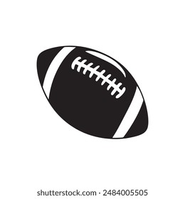 American football vector silhouette logo design 