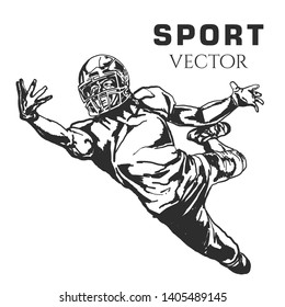 American Football vector. Sport Vector