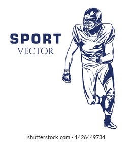 American Football vector. Sport Vector