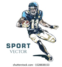 American Football vector. Sport Vector