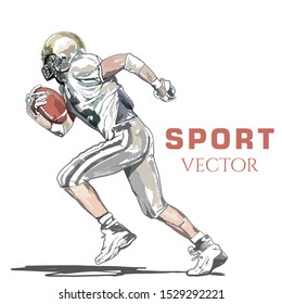 American Football vector. Sport Vector