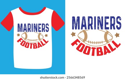 American football vector T shirt design. Inspirational and motivational quotes shirt design. Football t-shirt design ready for print, poster, mug, sticker